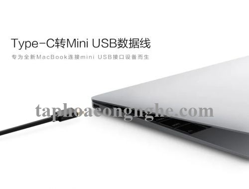 Ugreen 30184 0.5M màu Đen Cáp TypeC (3.1) sang Mini USB US153 30030184